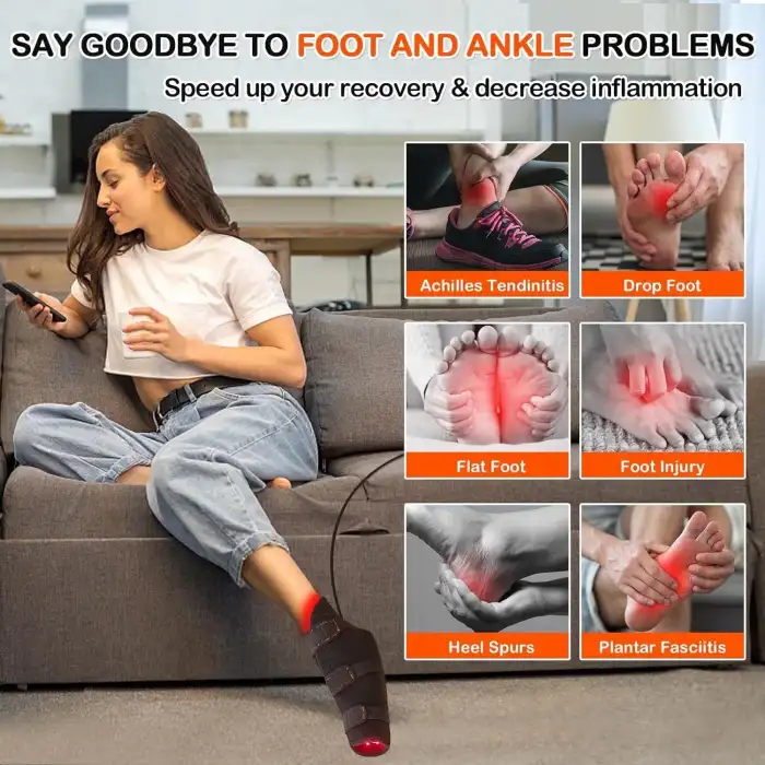 JOBYNA Ayak ve Ayak Bileği için Kızılötesi Işık, Tam Sarma 850nm Kızılötesi - 1 Adet