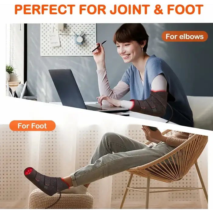 JOBYNA Ayak ve Ayak Bileği için Kızılötesi Işık, Tam Sarma 850nm Kızılötesi - 1 Adet