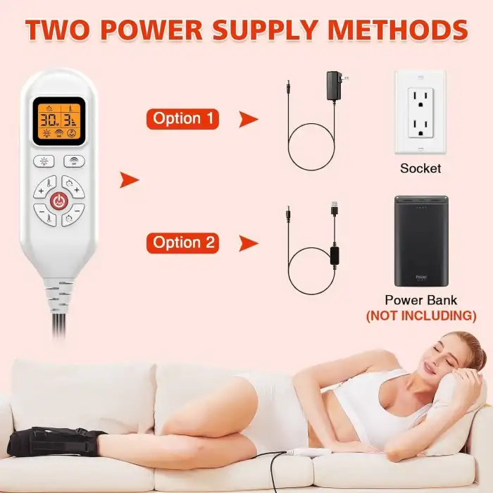 JOBYNA Kırmızı Işık Terapisi, Plantar Fasiit Gece Ateli - 850nm Kızılötesi Ayak Bileği