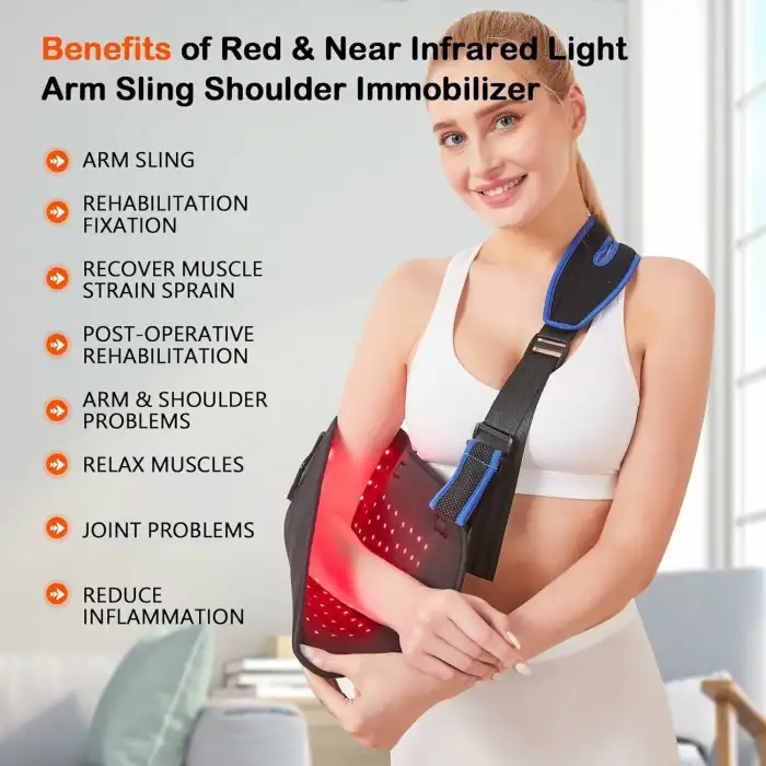 JOBYNA Kızılötesi Işık Terapisi Dirsek Cihazı, 850nm Yakın Kızılötesi