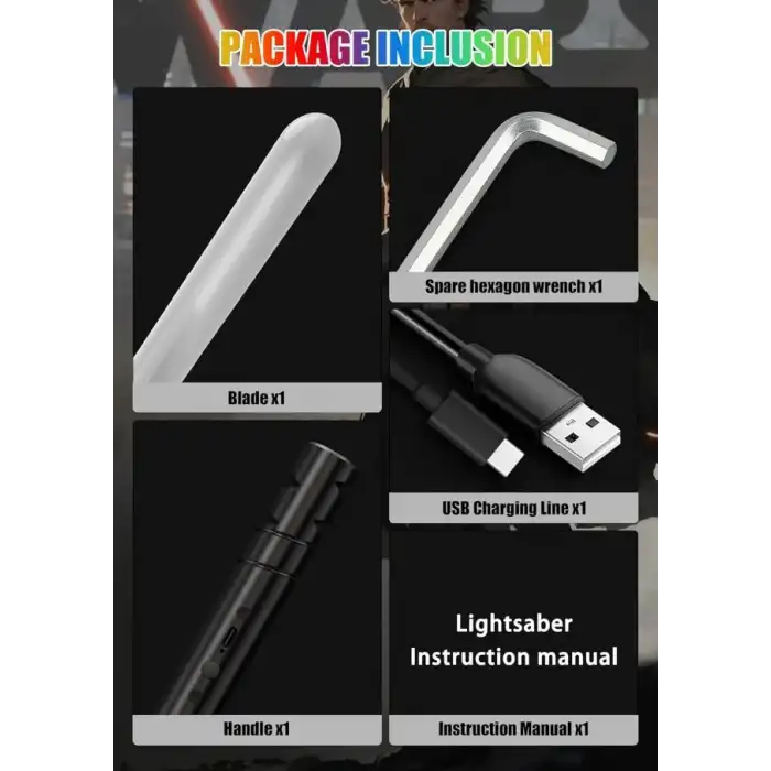 Jvmusaber Metal Kabzalı Işın Kılıcı