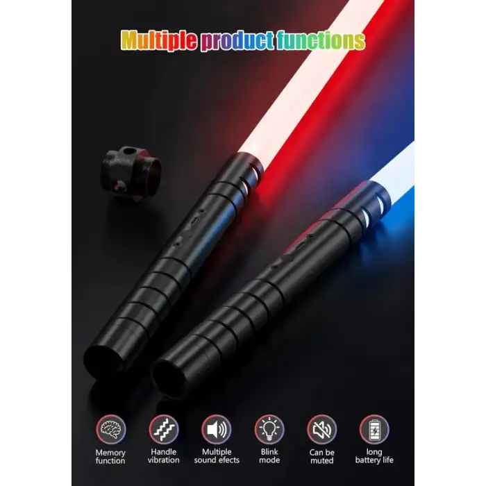 Jvmusaber Metal Kabzalı Işın Kılıcı