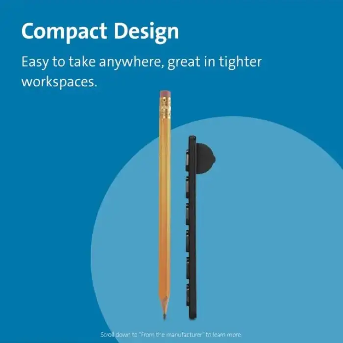 Kensington Çok Cihazlı Çift Kablosuz Kompakt Klavye (K75502US)