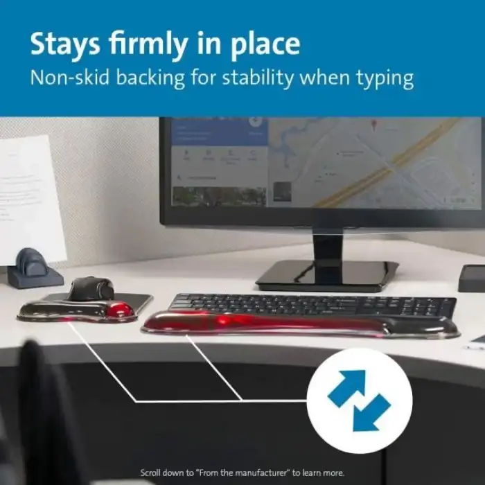 Kensington Duo Jel Fare ve Klavye Bilek Dinlendirme Paketi Seti