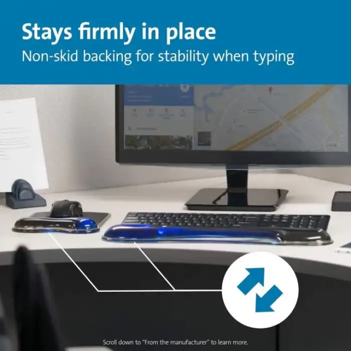 Kensington Duo Jel Fare ve Klavye Bilek Dinlendirme Paketi Seti