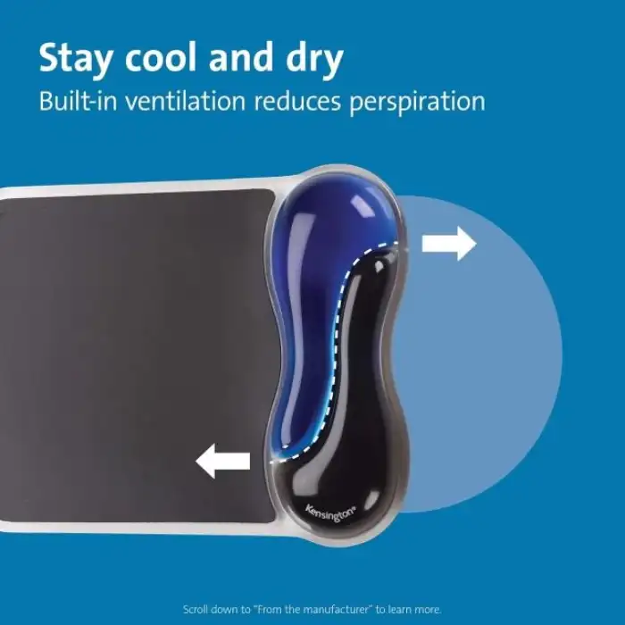 Kensington Duo Jel Fare ve Klavye Bilek Dinlendirme Paketi Seti