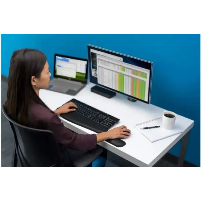 Kensington İnce Klavyeler için ErgoSoft Bilek Desteği (K52800WW)