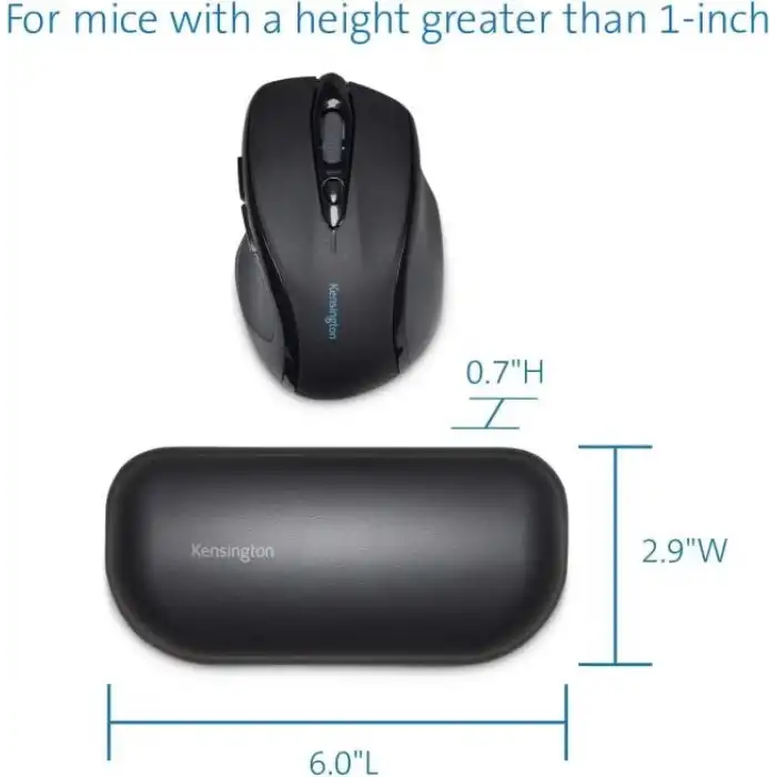 Kensington İnce Klavyeler için ErgoSoft Bilek Desteği (K52800WW)