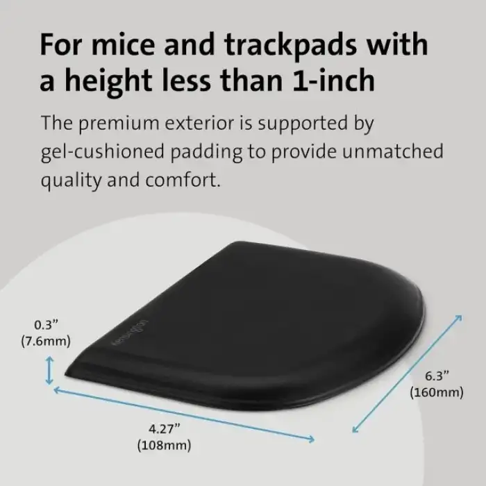 Kensington İnce Klavyeler için ErgoSoft Bilek Desteği (K52800WW)