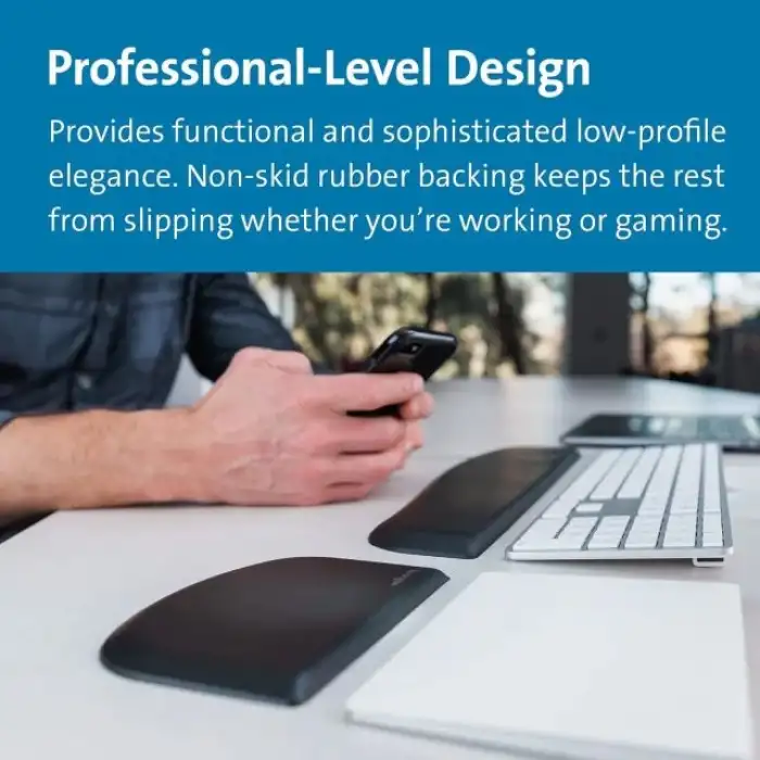 Kensington İnce Klavyeler için ErgoSoft Bilek Desteği (K52800WW)