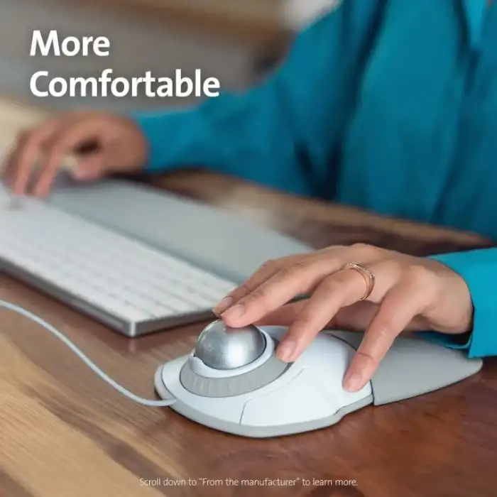 Kensington Orbit Kaydırma Halkalı İztopu Kablolu Mouse