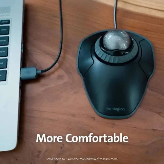 Kensington Orbit Kaydırma Halkalı İztopu Kablolu Mouse