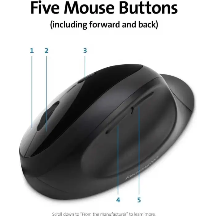 Kensington Pro Fit Ergonomik Kablosuz Klavye (K75406US)