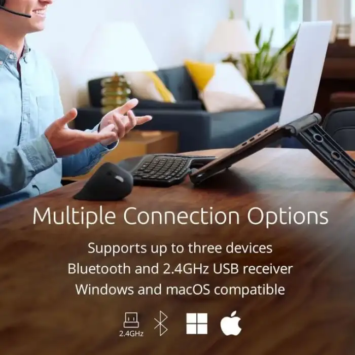 Kensington Pro Fit Ergonomik Kablosuz Klavye (K75406US)