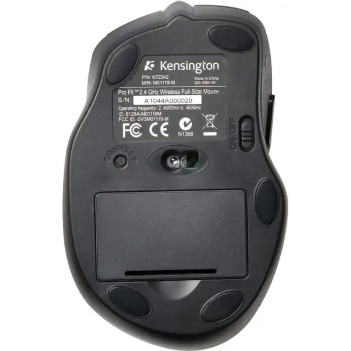 Kensington Pro Fit Tam Boyutlu Kablosuz Fare (K72370US)