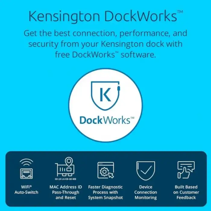 Kensington SD2500T Thunderbolt 3 ve USB-C Bağlantı İstasyonu