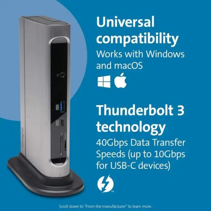 Kensington SD5600T 14ü 1 arada Thunderbolt 3 Bağlantı İstasyonu