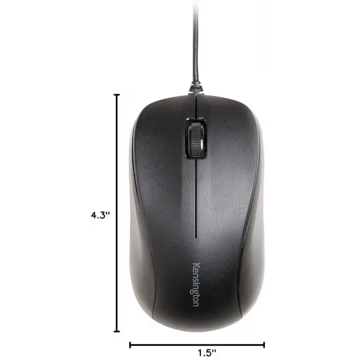 Kensington Sessiz Fare-Ömür Boyu Kablosuz USB Fare - Siyah (K72392US)