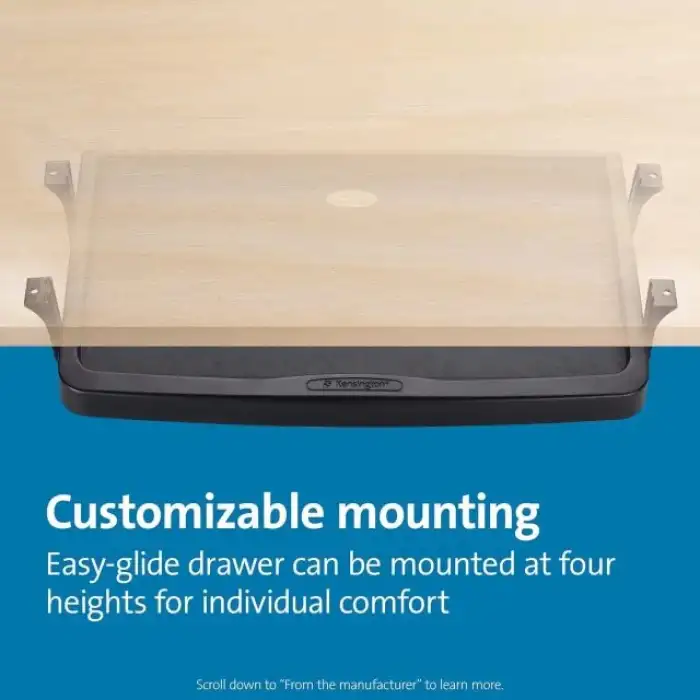 Kensington Underdesk Basic Klavye Çekmecesi (K60009US)