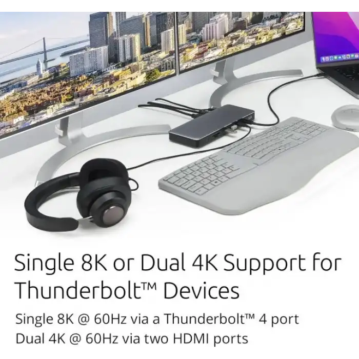 Kensington USB4 Dörtlü 4K Ekran Bağlantı İstasyonu (SD5800T)