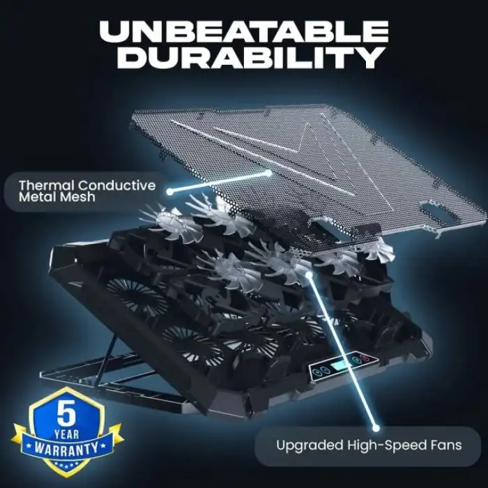 KLIM V8 Oyun Dizüstü Bilgisayar Soğutma Pedi