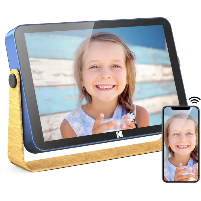 Kodak 10.1 Inc WiFi Dijital Fotoğraf Çerçevesi 1200x800 Dokunmatik Ekran, Mavi