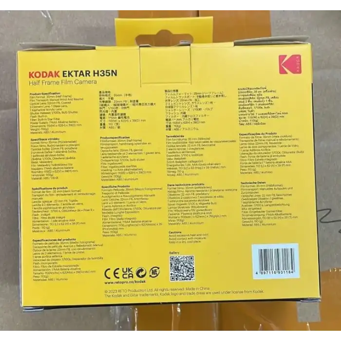 KODAK Ektar H35N Half Frame Fotoğraf Makinesi