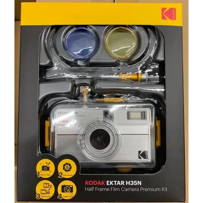 KODAK EKTAR H35N Yarı Çerçeveli Fotoğraf Makinesi - Premium Kit