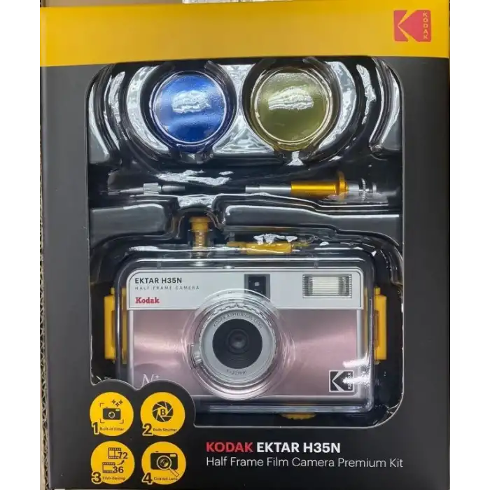 KODAK EKTAR H35N Yarı Çerçeveli Fotoğraf Makinesi - Premium Kit