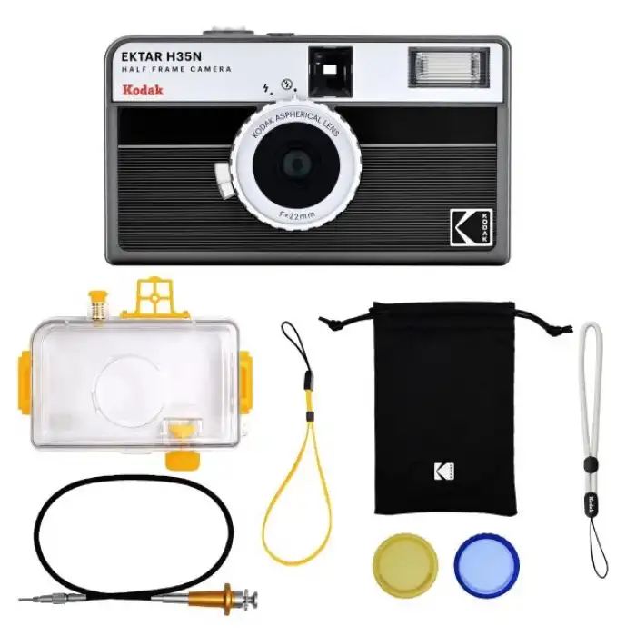 KODAK EKTAR H35N Yarı Çerçeveli Fotoğraf Makinesi - Premium Kit