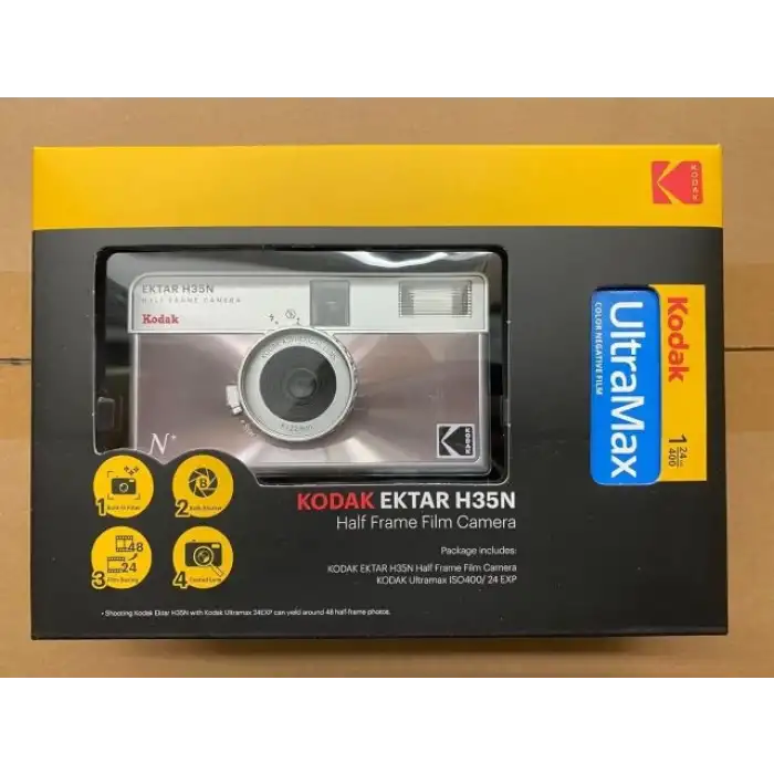 KODAK EKTAR H35N Yarım Çerçeve Fotoğraf Makinesi - Film Paketli