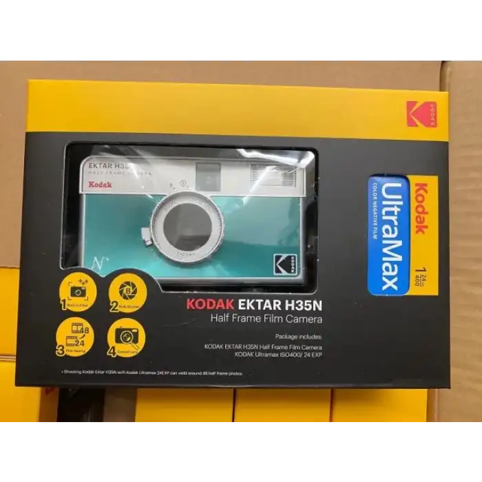 KODAK EKTAR H35N Yarım Çerçeve Fotoğraf Makinesi - Film Paketli