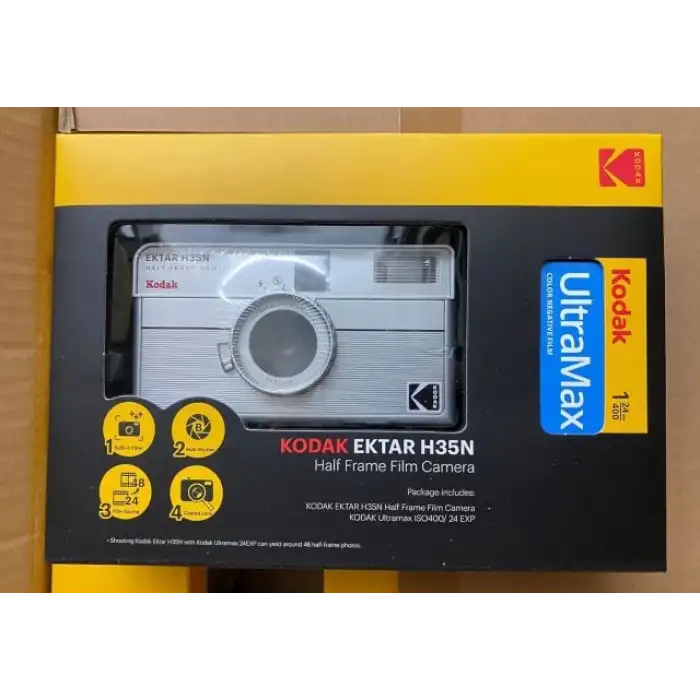 KODAK EKTAR H35N Yarım Çerçeve Fotoğraf Makinesi - Film Paketli
