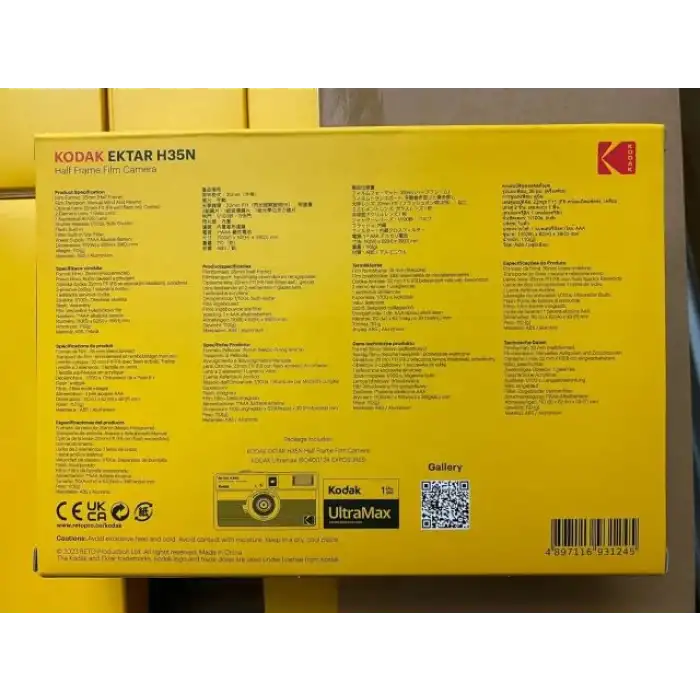 KODAK EKTAR H35N Yarım Çerçeve Fotoğraf Makinesi - Film Paketli