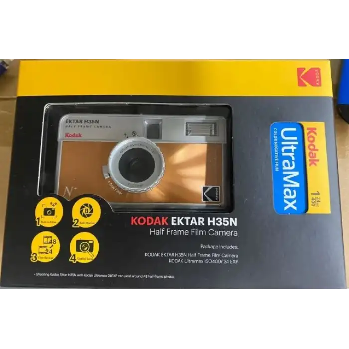 KODAK EKTAR H35N Yarım Çerçeve Fotoğraf Makinesi - Film Paketli