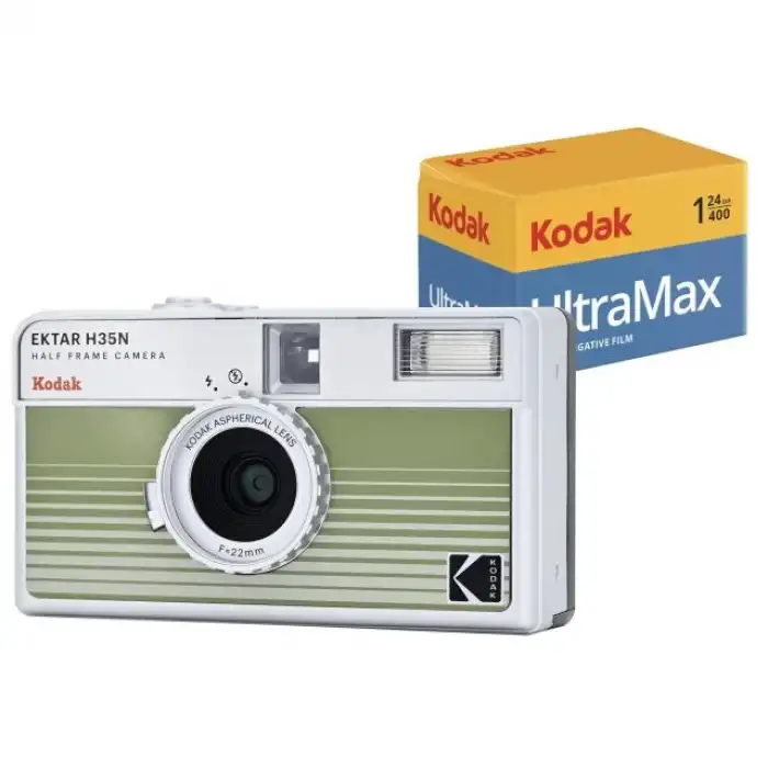 KODAK EKTAR H35N Yarım Çerçeve Fotoğraf Makinesi - Film Paketli