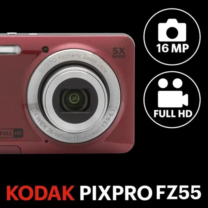 KODAK PIXPRO FZ55-RD 16MP Dijital Fotoğraf Makinesi