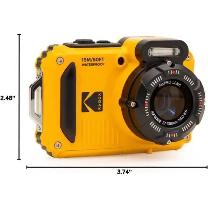 KODAK PIXPRO WPZ2 Su Geçirmez WiFi Dijital Fotoğraf Makinesi