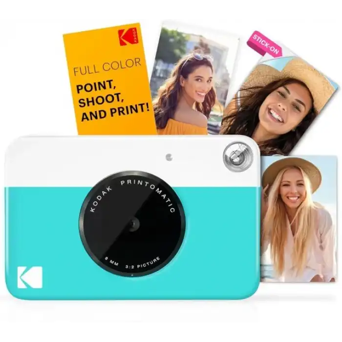 KODAK Printomatic Tam Renkli Anında Baskı Dijital Fotoğraf Makinesi - Başlangıç ​​Paketi