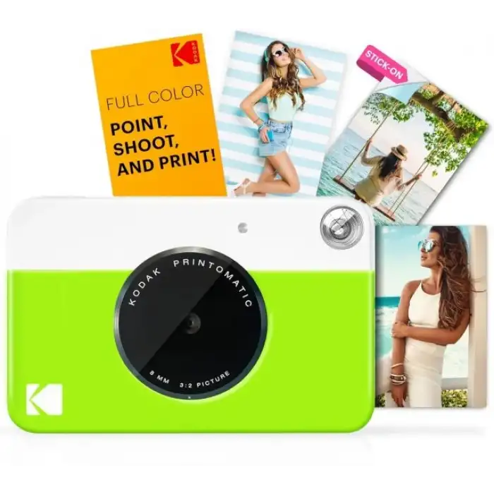 KODAK Printomatic Tam Renkli Anında Baskı Dijital Fotoğraf Makinesi - Başlangıç ​​Paketi