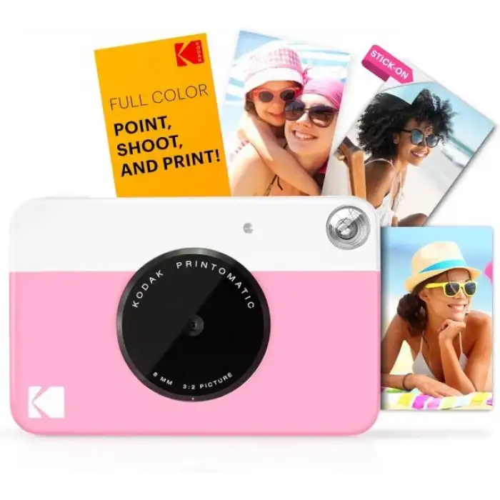 KODAK Printomatic Tam Renkli Anında Baskı Dijital Fotoğraf Makinesi - Başlangıç ​​Paketi