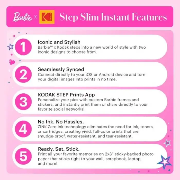 KODAK Step Anında Renkli Fotoğraf Yazıcısı