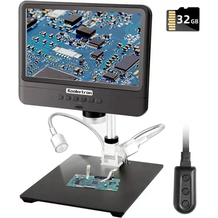 Koolertron 12MP 5X-260X 8.5 Inc LCD Dijital Mikroskop