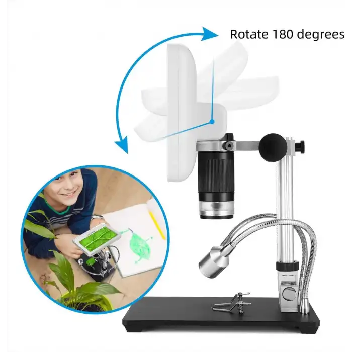 Koolertron 12MP 7 Inc LCD Dijital USB Mikroskop - 1920x1080