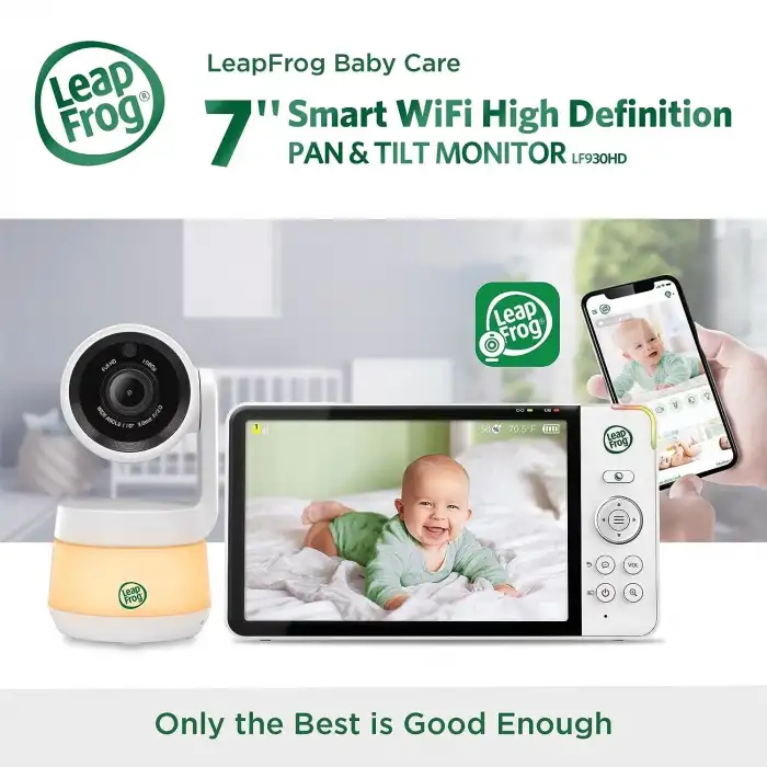 LeapFrog LF930HD 1080p Akıllı WiFi Uzaktan Erişimli Bebek Monitörü