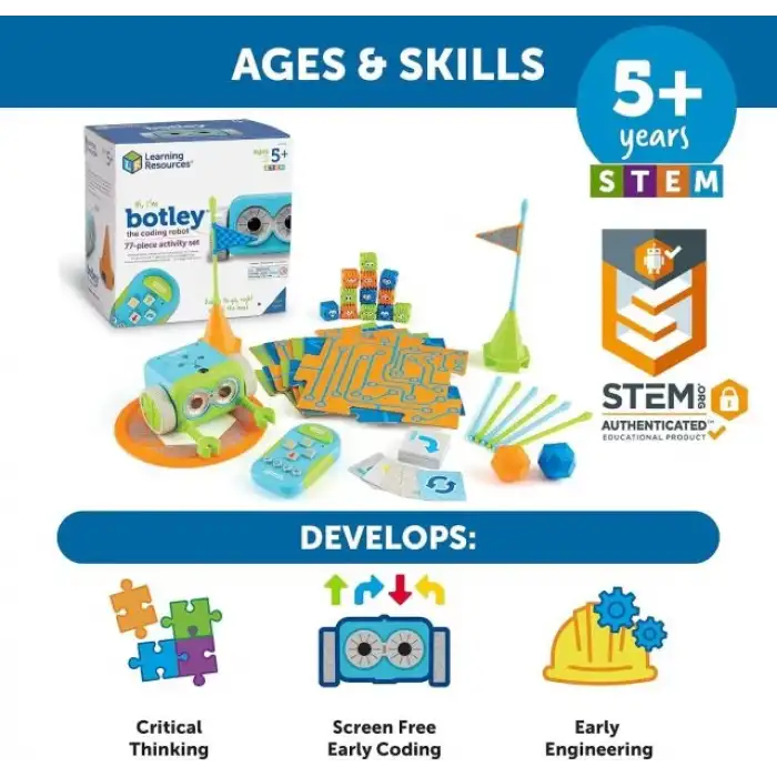 Learning Resources Botley Kodlama Robotu Etkinlik Seti - 77 Parça