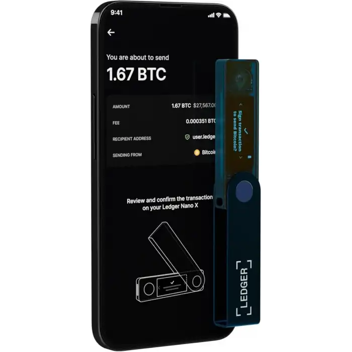 Ledger Nano X - Güvenli Kripto ve NFT Bluetooth Donanım Cüzdanı
