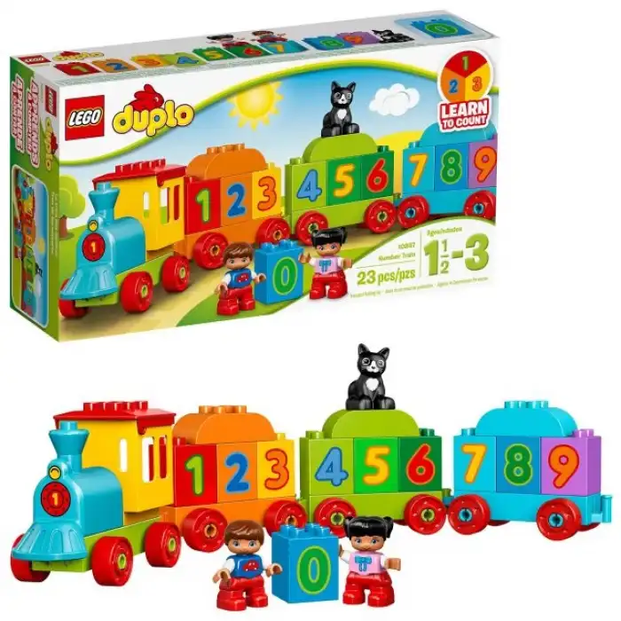 Lego Duplo Benim İlk Sayı Treni Öğreniyor Tren Seti Yapım Kiti 10847 (23 Parça)