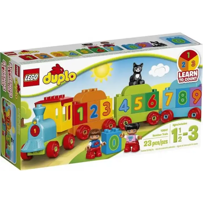 Lego Duplo Benim İlk Sayı Treni Öğreniyor Tren Seti Yapım Kiti 10847 (23 Parça)