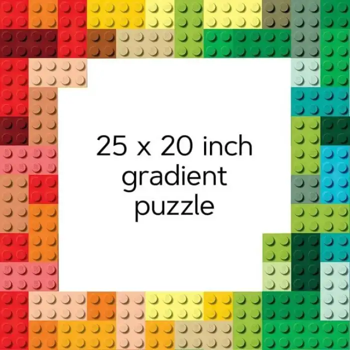 LEGO Gökkuşağı Tuğlaları 1000 Parça Yapboz